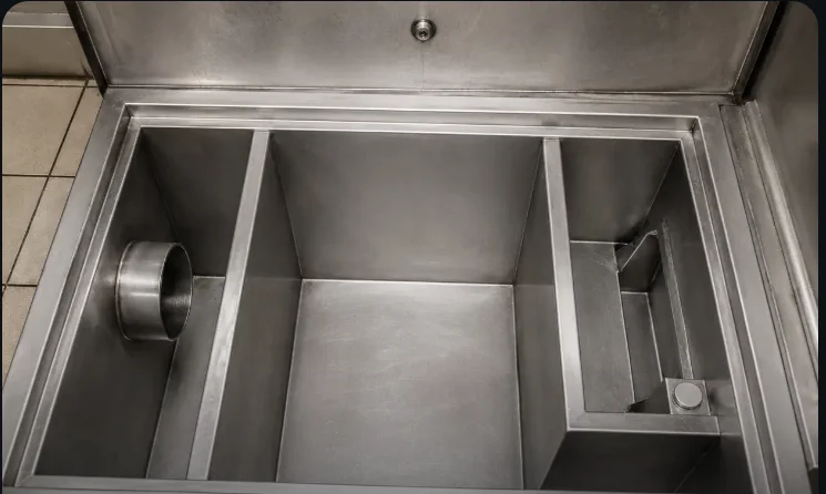 The same drain after cleaning — DCC field photo